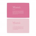 Mantenha Individual de Plástico Mamãe 2 Cores Sortidas
