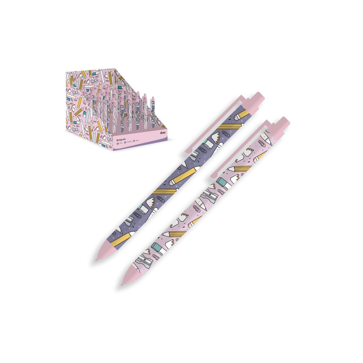 Caneta lápis lilás 2m