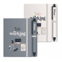 Notebook com caneta 2c teletrabalho