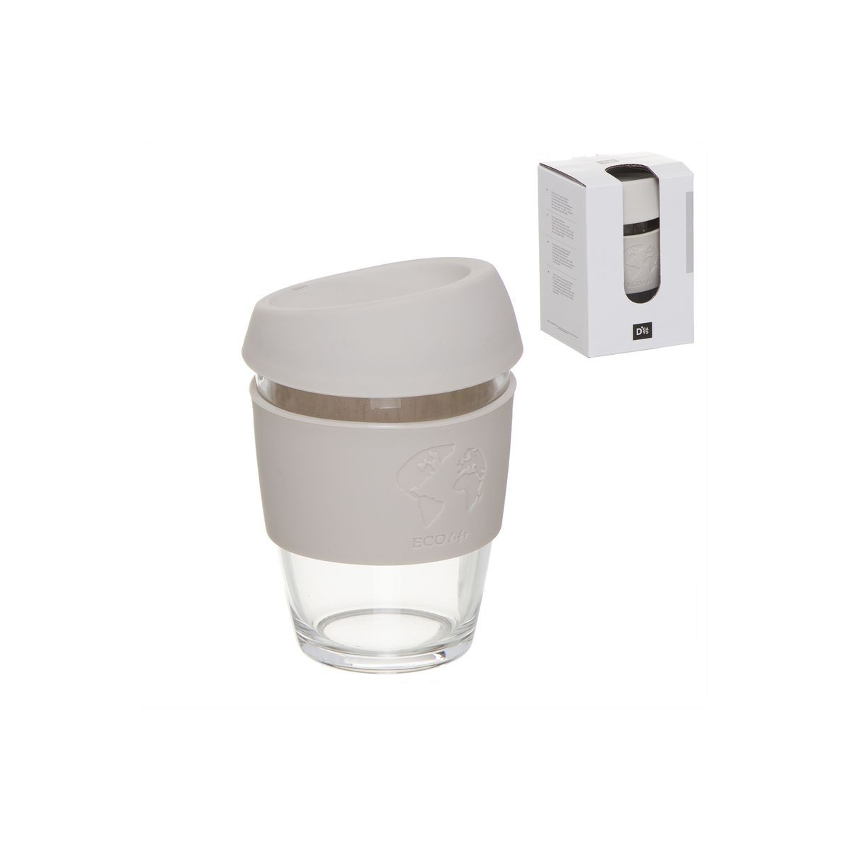 Copo para café reutilizável 360ml natural