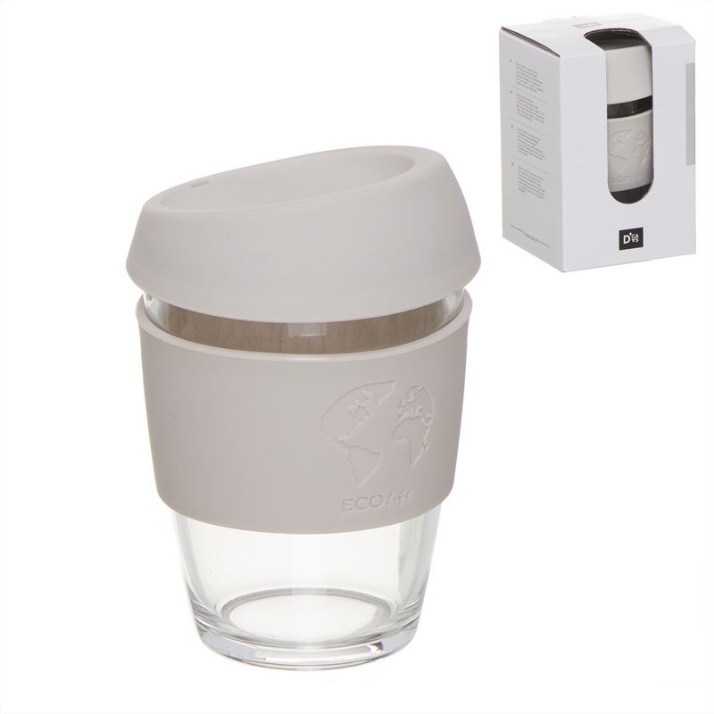 Copo para café reutilizável 360ml natural