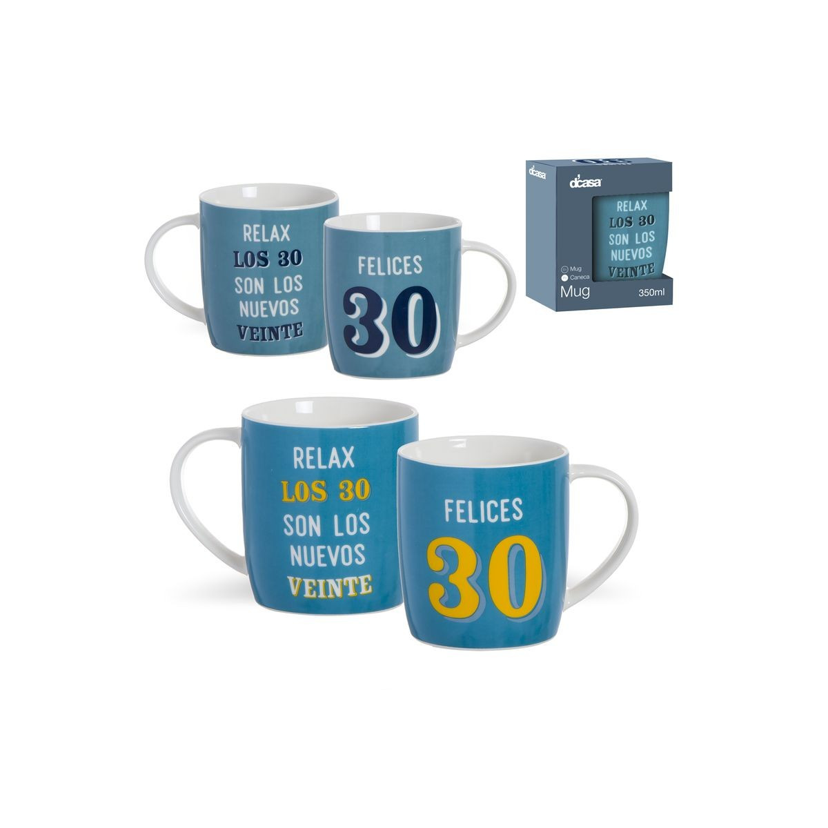 Caneca 350ml 30 anos 2m