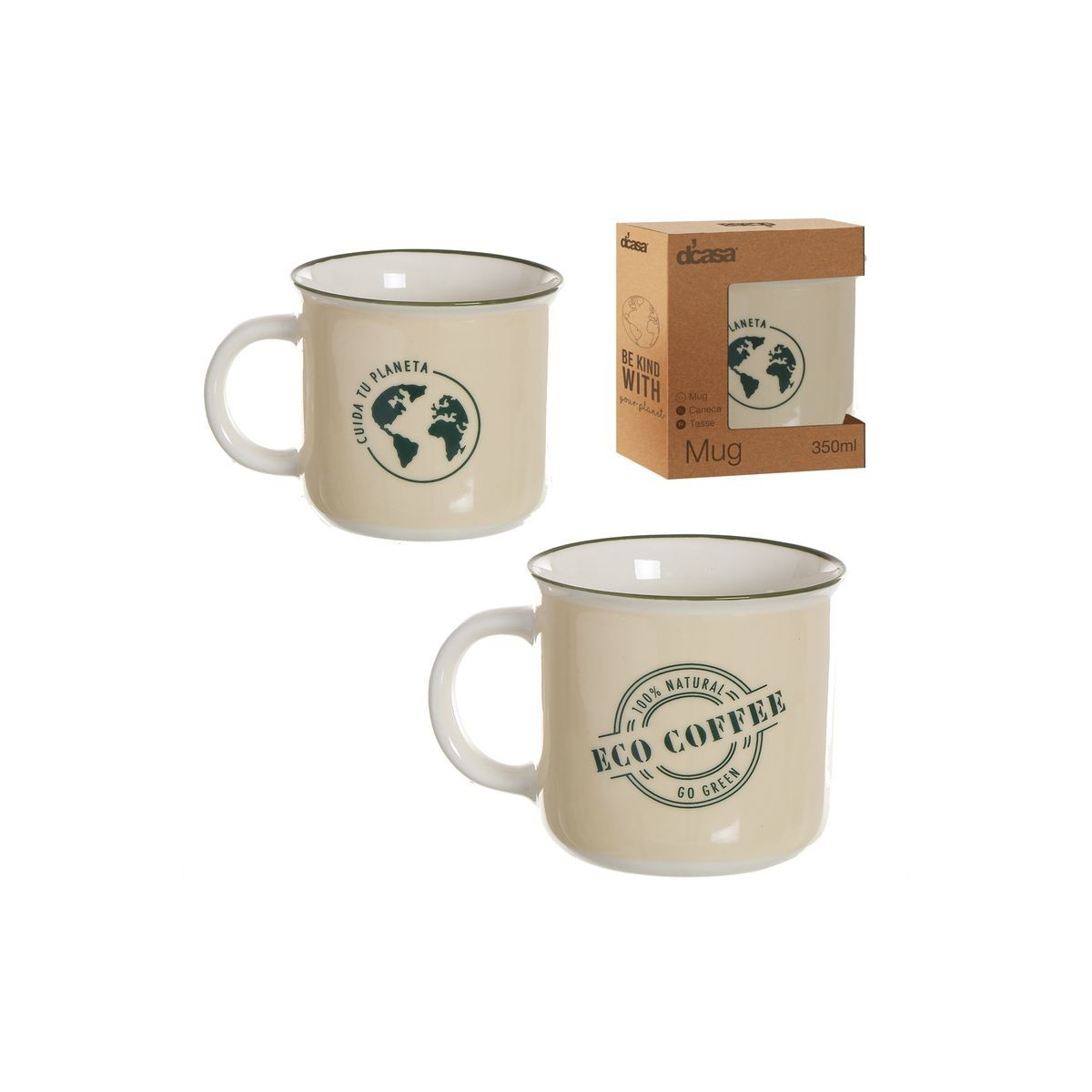 Caneca 375ml vintage eco life 2m
