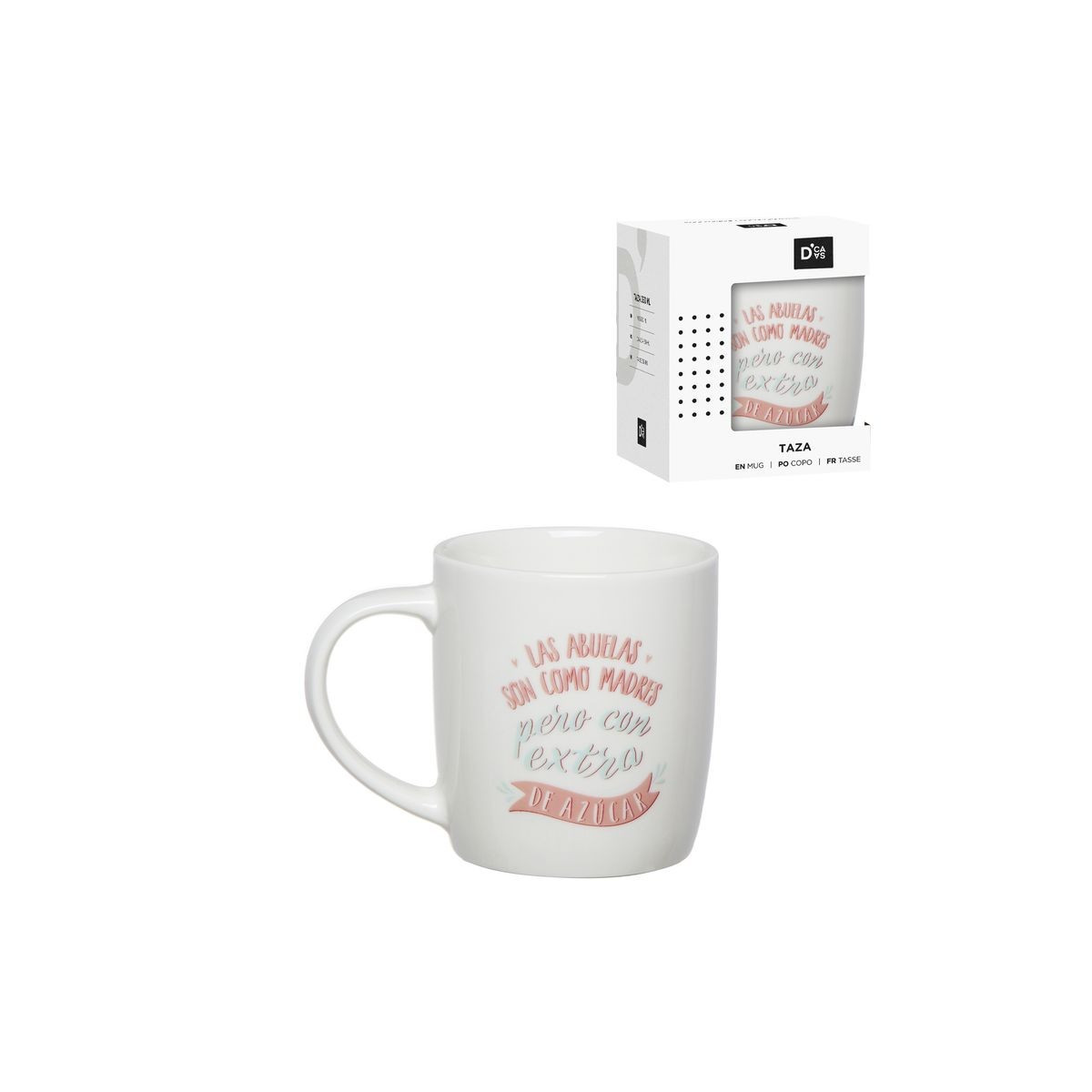 Caneca 350ml avó extra de açúcar