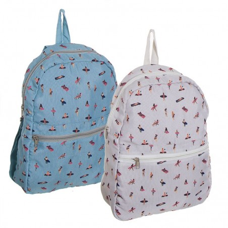 Mochila Escolar Estampada Design Original e Leve