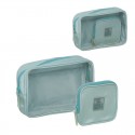 Conjunto de 2 necessaires verde água