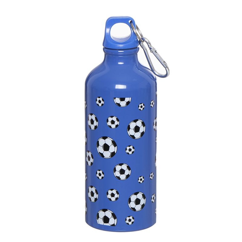 Garrafa de futebol de alumínio 600ml