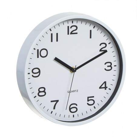 Relógio branco de 25cm