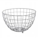 Fruteira metal cinza
