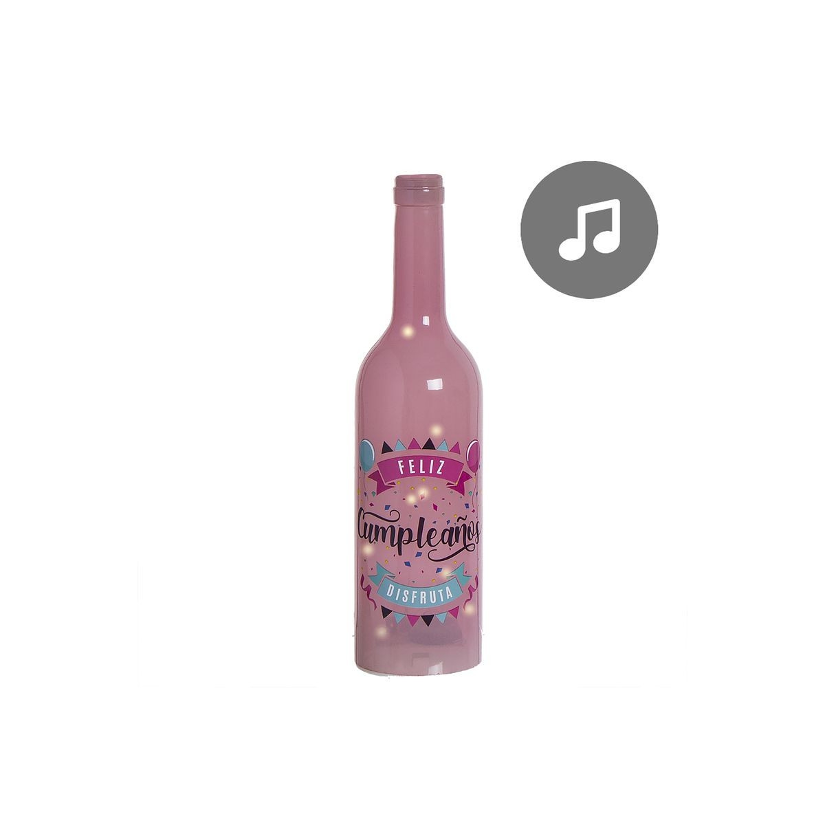 Garrafa musical levou aniversário