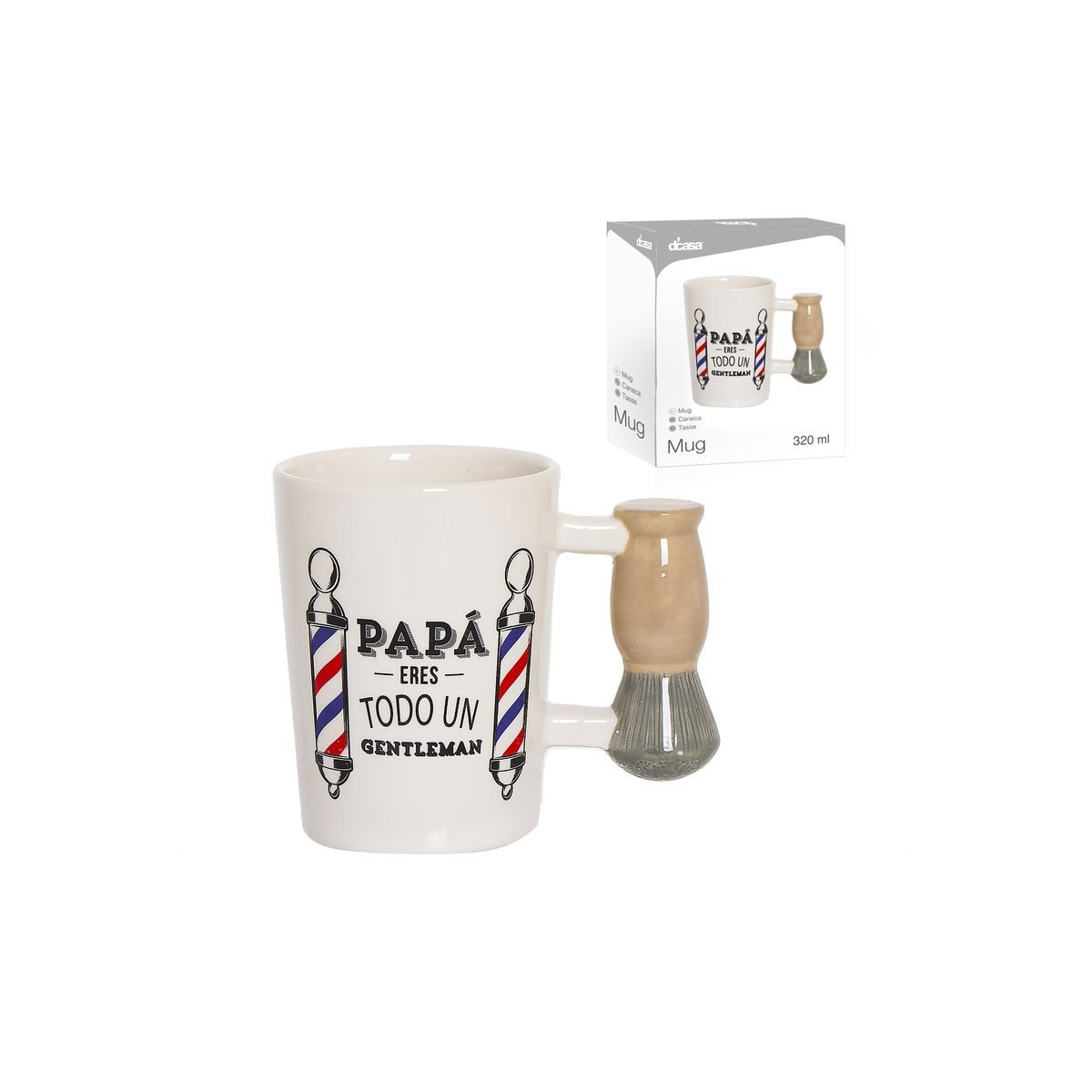Mug manga pincel papai