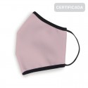 Máscara higiênica reutilizável rosa adulto