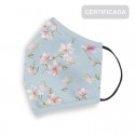 Mascarilha higiénica reutilizável adulto flores