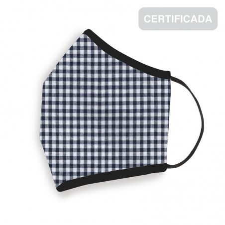 Máscara higiénica reutilizável adulto vichy