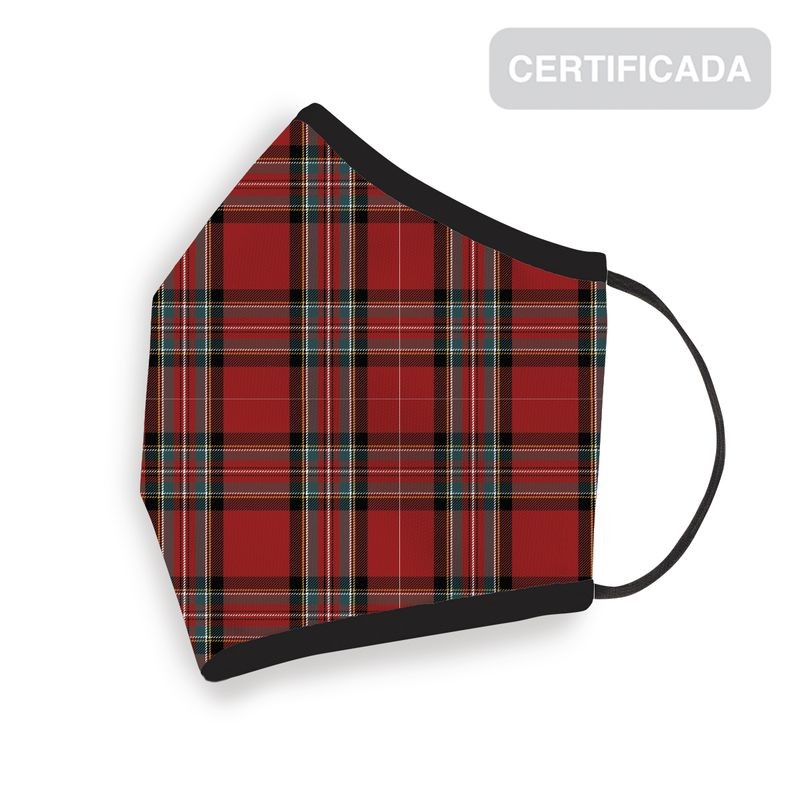 Mascarilha higiénica reutilizável adulto escocês