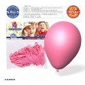 Pacote de balões rosa 9r 30 unidades