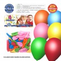 Balão De Cores Sortidas, Vários Tamanhos, 100 Unidades