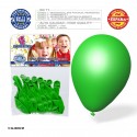 Pacote de balões verde pistache 9r 10 unidades