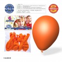 Pacote de balões laranja 9r 10 unidades
