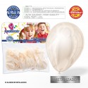Pacote de balões de metal branco 30u