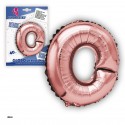 Globo poliamida ouro rosa 40cm o