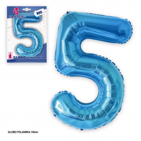 Balão de poliamida 1m azul 5
