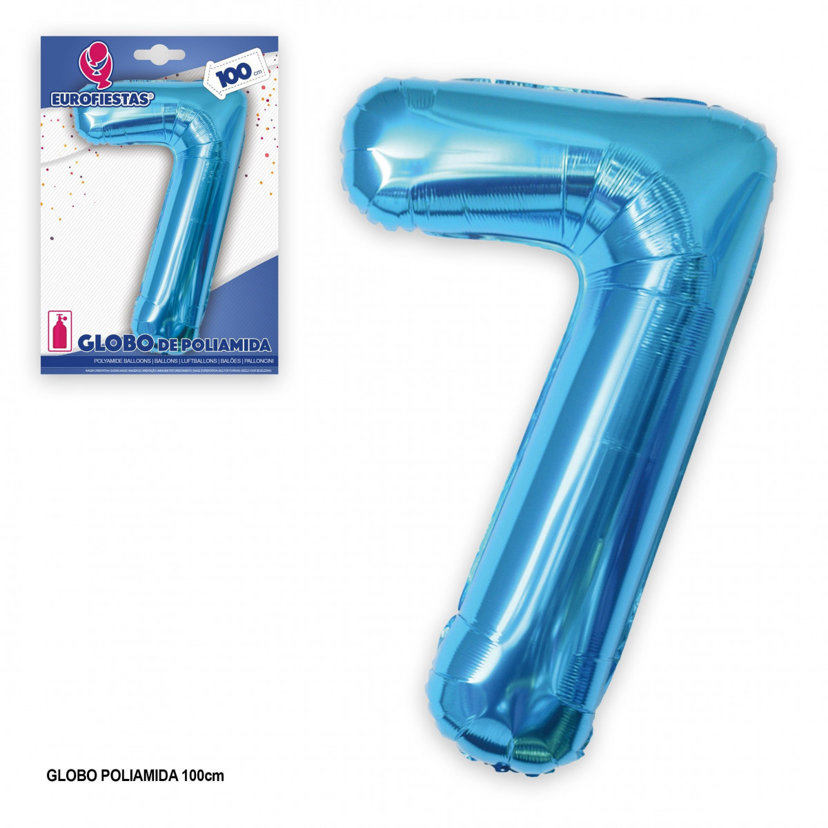 Globo poliamida 1m azul 7