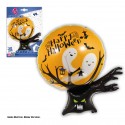 Balão de poliamida 98x81cm árvore de Halloween