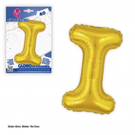 Balões de poliamida de 40 cm. brilho dourado i