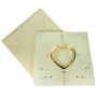 Convites de casamento baratos golden
