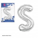 Globos de poliamida 40cm prata brilho s