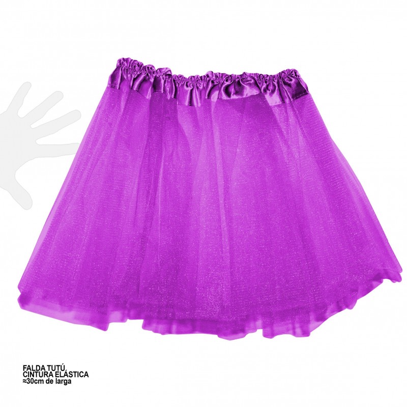 Saia grande tutu lilás