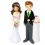 Figura mulher para bolo de casamento