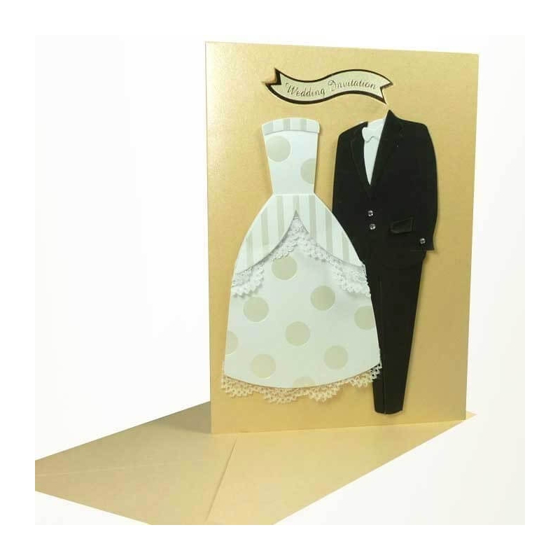 Convites de casamento traje inglês