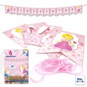 Guirlanda números rosa