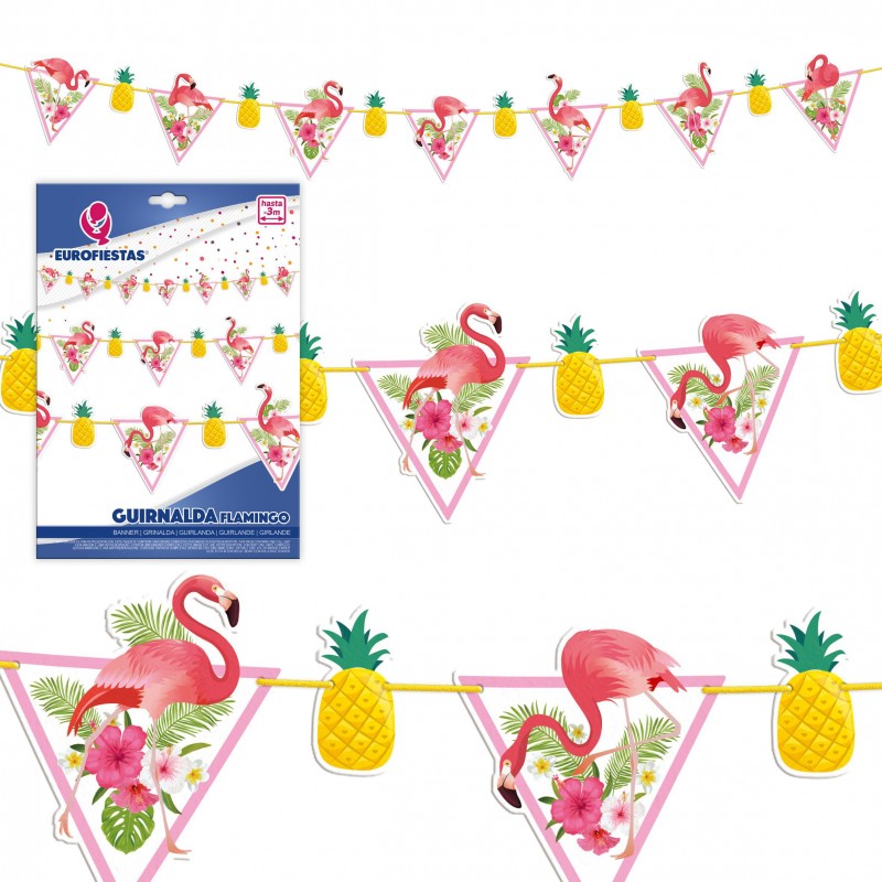 guirlanda de flamingos