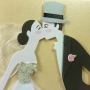 Convites de casamento beijo