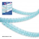 Guirlanda de papel 3,6m azul