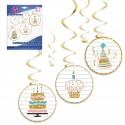 Guirlanda espiral de doces