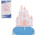 Topo de castelo rosa