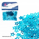Confete estrela azul brilhante