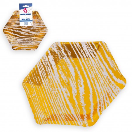 Pratos de coleta de veios de ouro