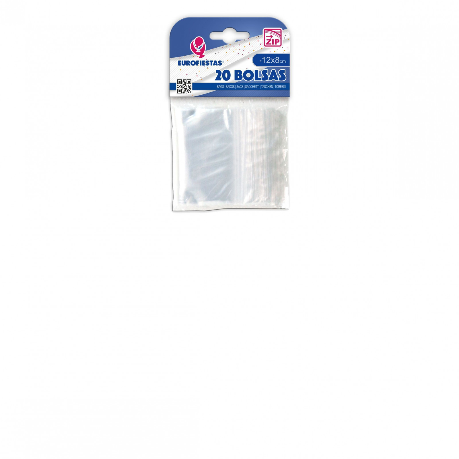 Bolsa zip lock 8x12