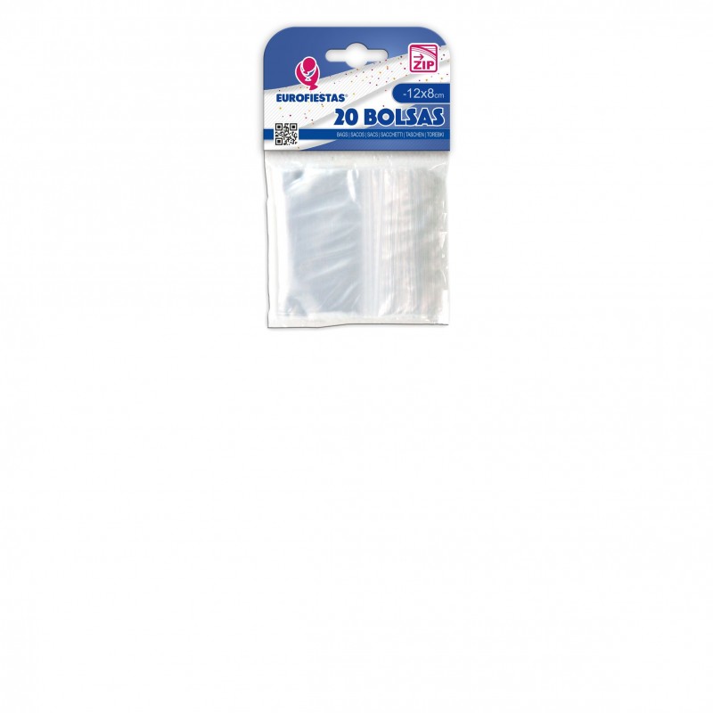 Bolsa zip lock 8x12