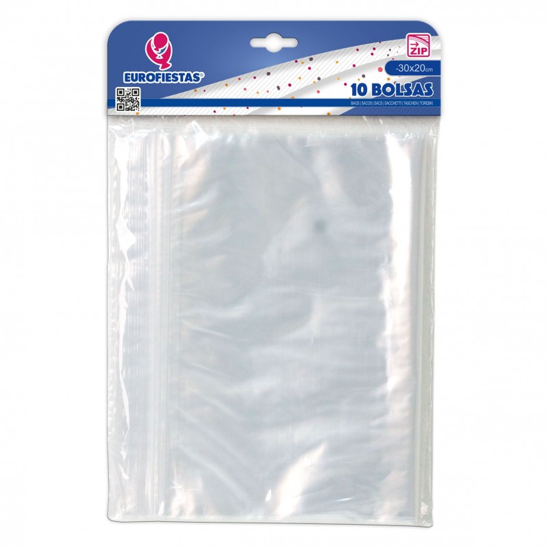 Saco Zip-lock 20x30