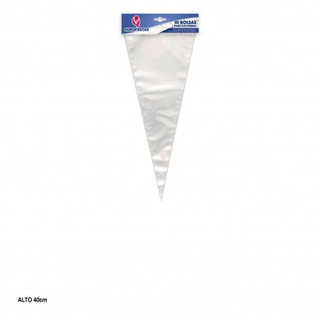 Cone de sacola de bombons 40x17 5