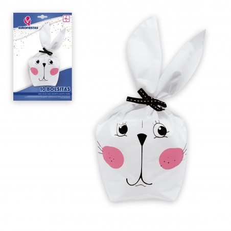Sacos De Doces Opacos 10 Coelhos