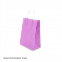 Sacola de papel 22x18x8cm violeta