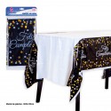 Toalha de mesa 220x132 coleção preta e amarela