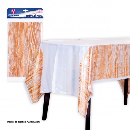 Toalha De Mesa 220x132 Coleção Veias Ouro Rosa